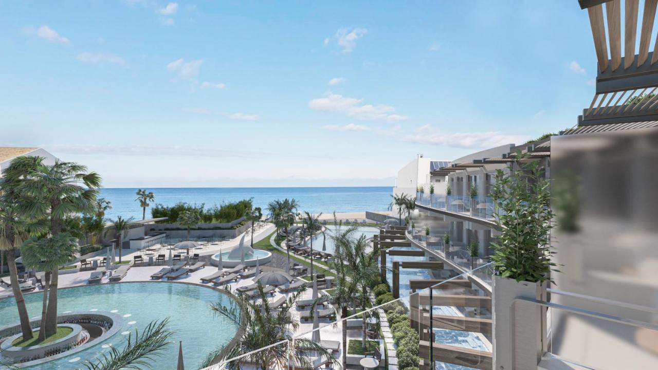 Nautilux Rethymno By Mage Hotels ภายนอก รูปภาพ The resort's pool area