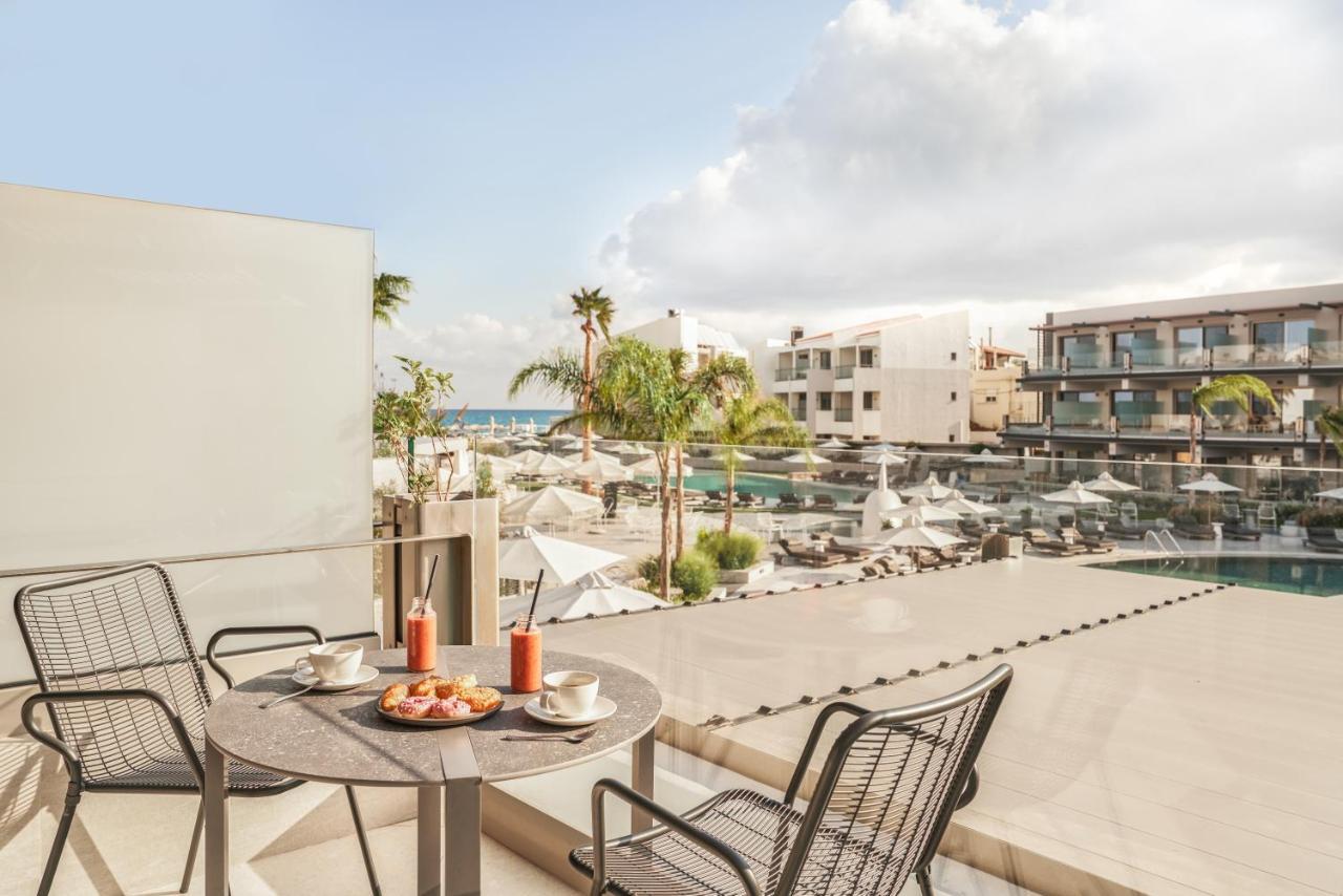 Nautilux Rethymno By Mage Hotels ภายนอก รูปภาพ A balcony at the resort